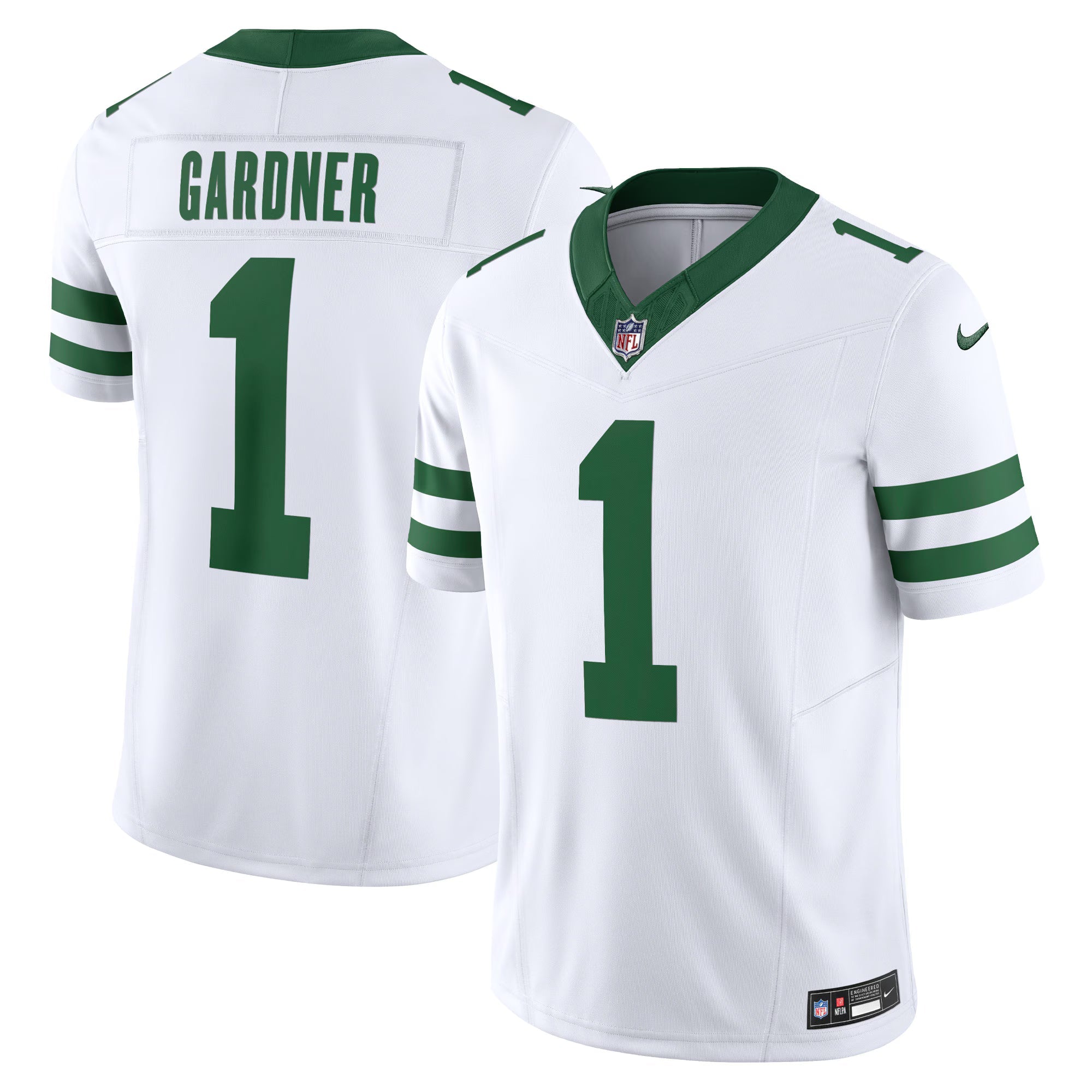 New York Jets Ahmad Sauce Gardner Legacy White Vapor F.U.S.E. Limited Jersey