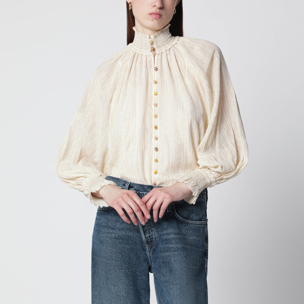 Zimmermann Aster Blouse In Cream Women