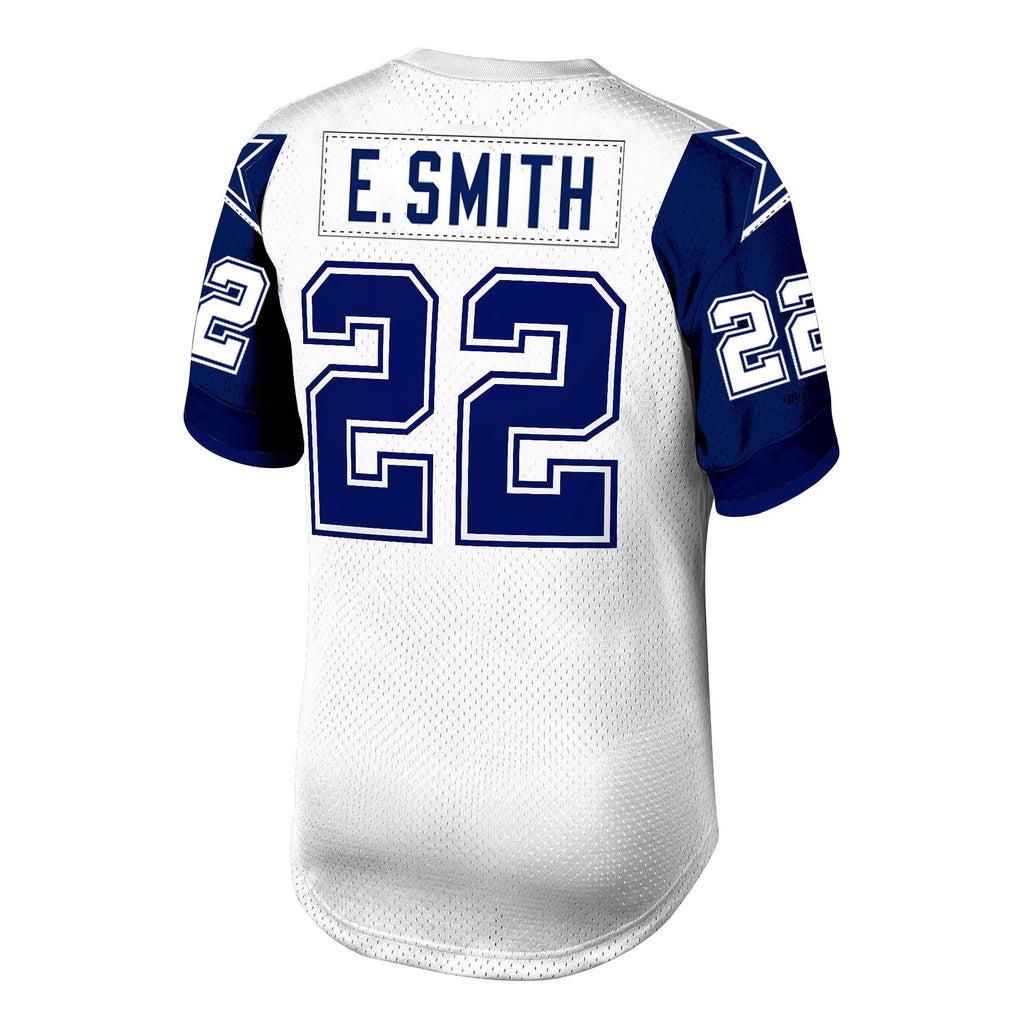 Dallas Cowboys 1996 Emmitt Smith Mitchell & Ness White Authentic Throwback Retired Player Jersey