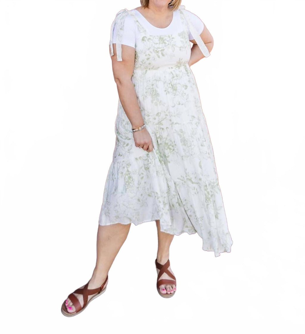 Haley Midi Dress In Green