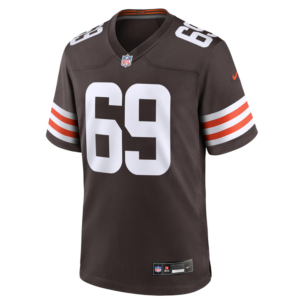 Cleveland Browns Tyre Phillips Brown Team Game Jersey
