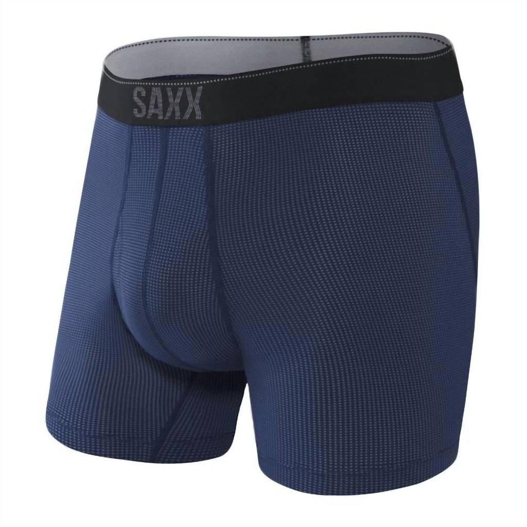 Quest Quick-Dry Mesh Boxer Brief In Midnight Blue