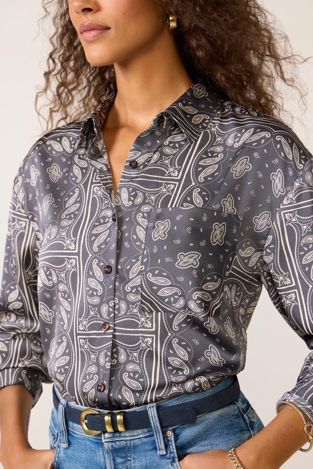 Women's Nicky Satin Shirt