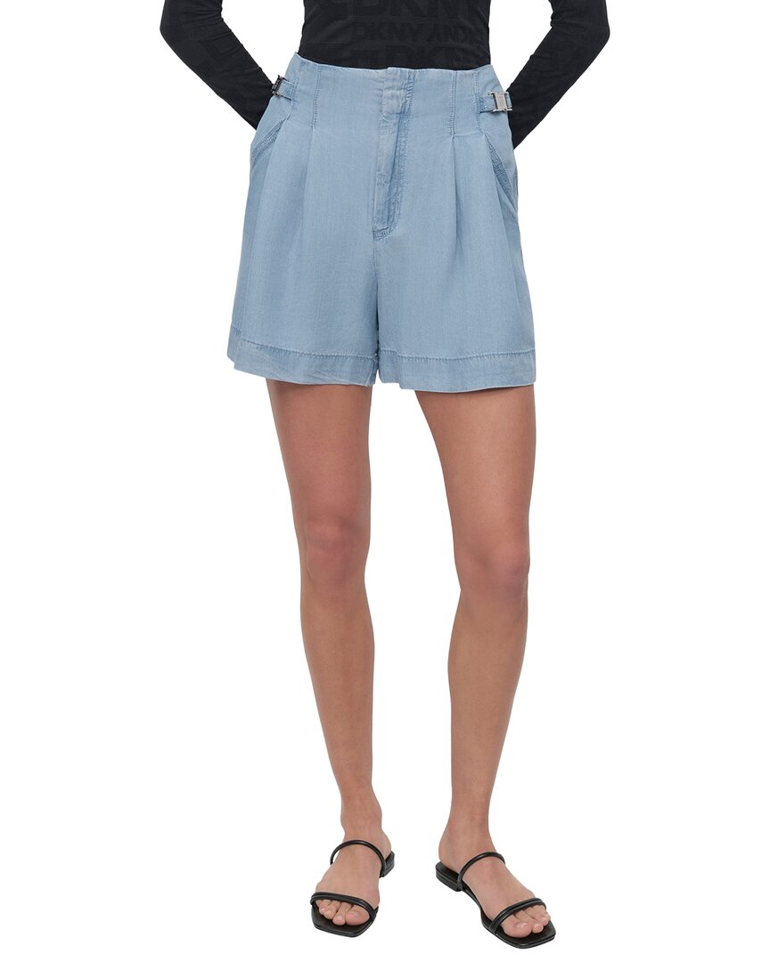 DKNY Pleated Tencel Short
