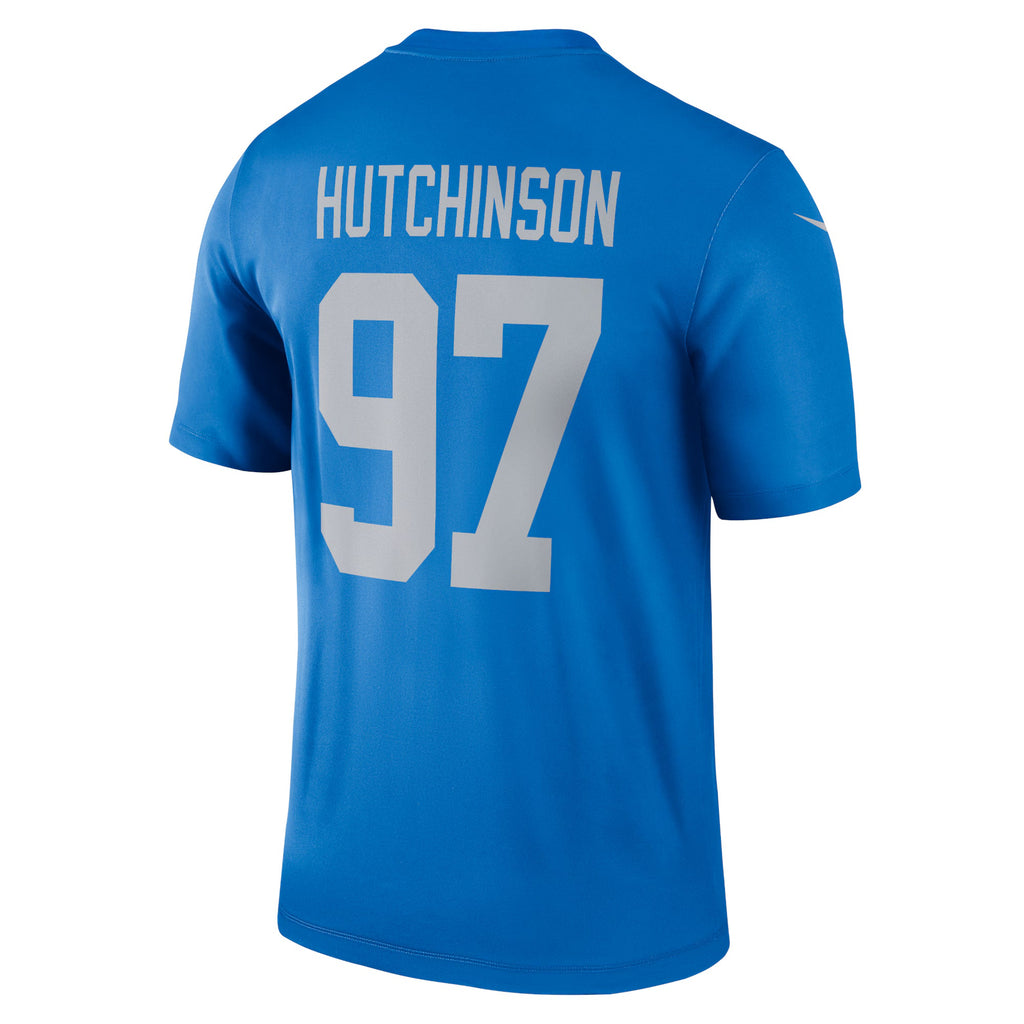 Detroit Lions Aidan Hutchinson Blue Legend Player Performance Top