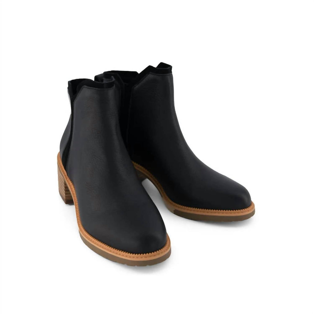Women's Hailey Heeled Boot In Black