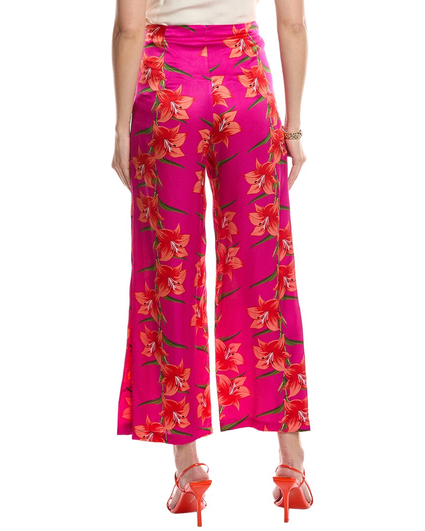 Borgo De Nor Halia Hammered Satin Silk Pant