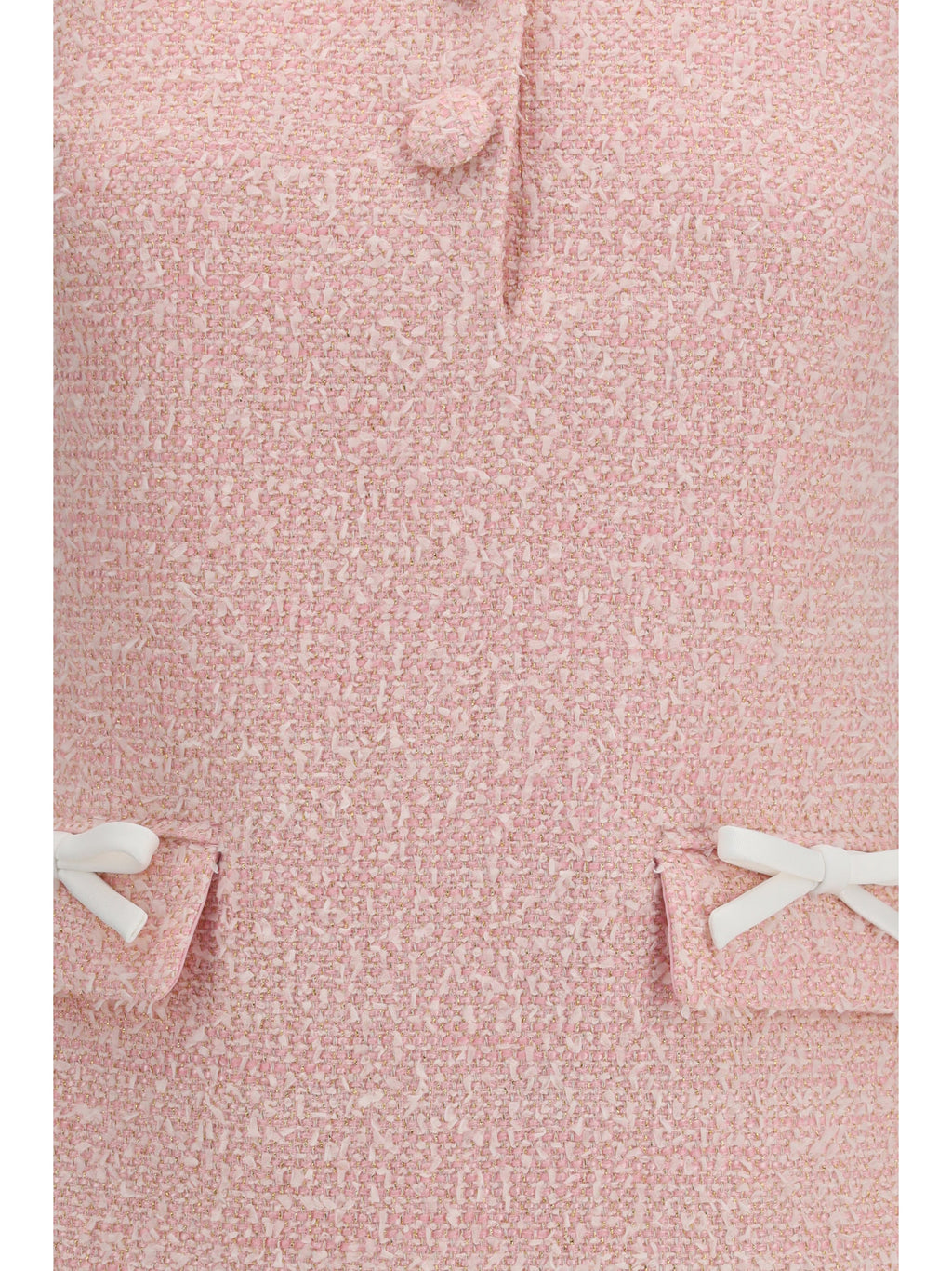 Self-Portrait Women Bouclé Mini Dress With Lace Collar