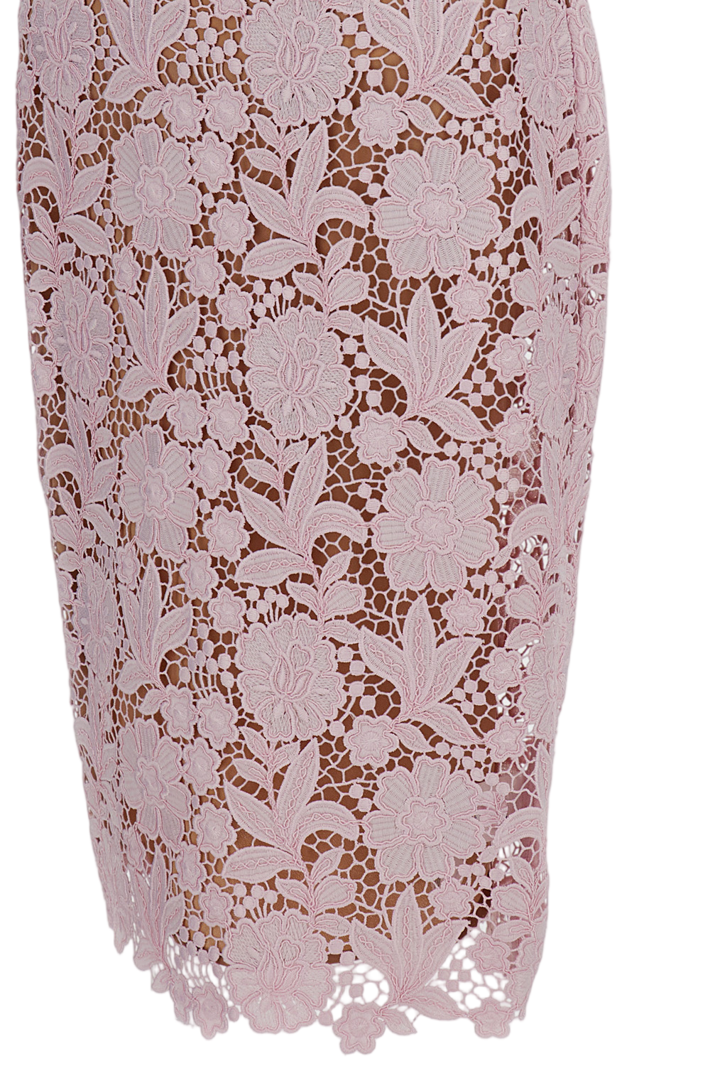 Floral Lace Midi Skirt