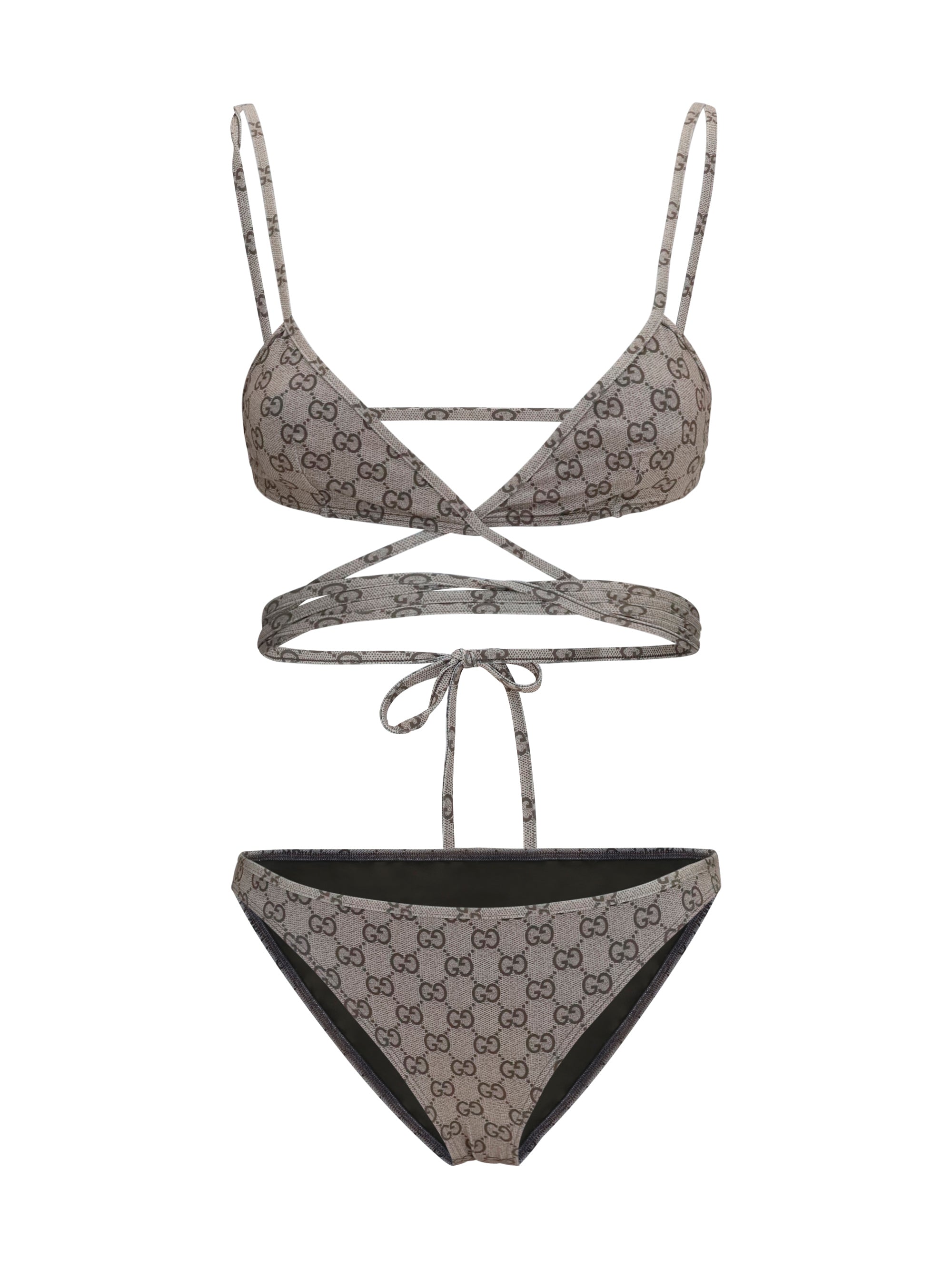 Gucci Women Printed Stretch Jersey Bikini