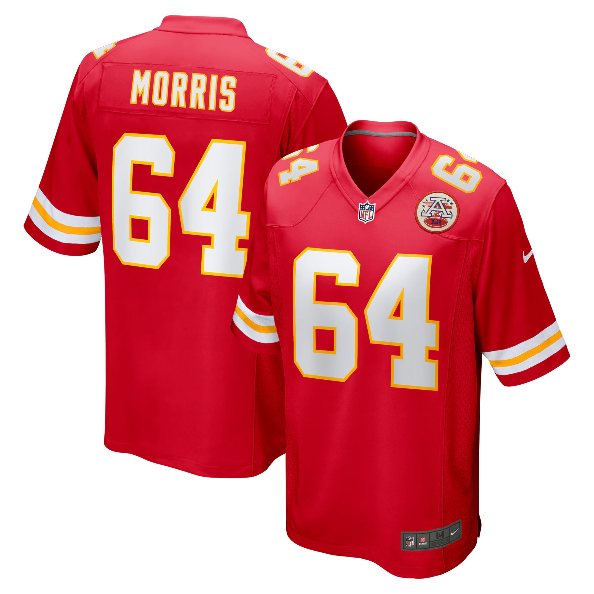 Kansas City Chiefs Wanya Morris Red Game Jersey