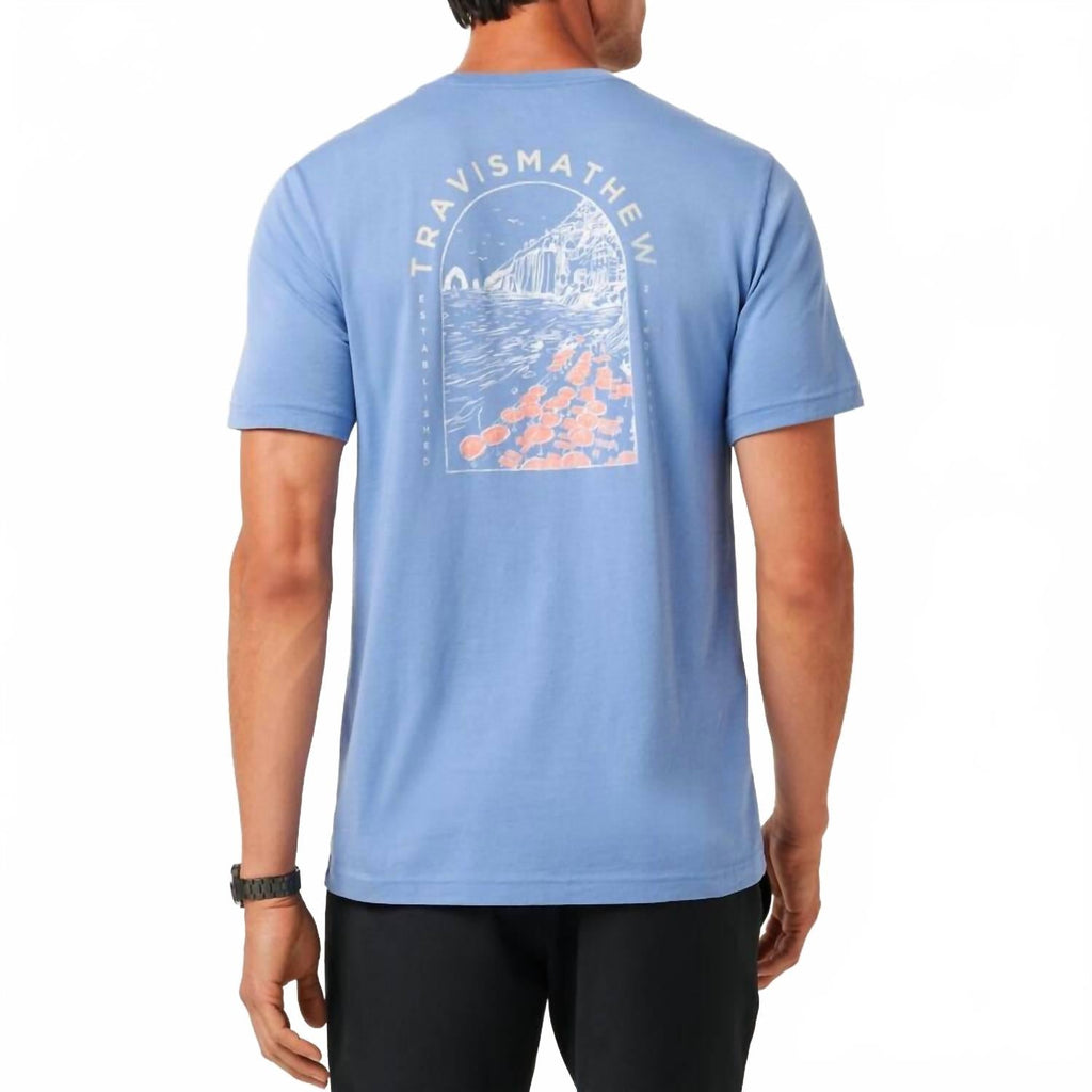 Reef Walk Short Sleeve Tee In Pacific Coast