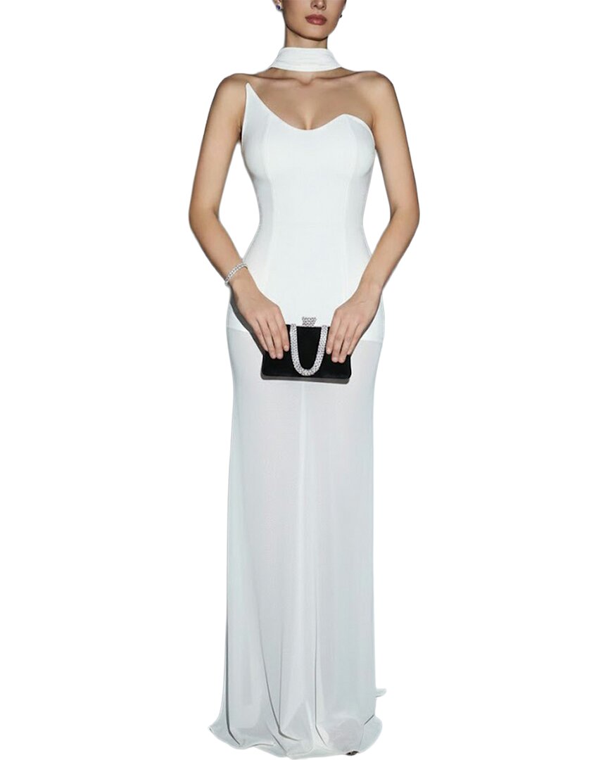 Ariel Tesoro Solid Maxi Dress