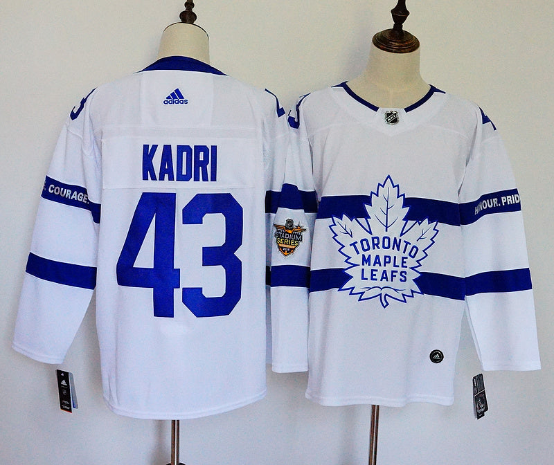 Men's Toronto Maple Leafs Nazem Kadri #43 White Player jersey
