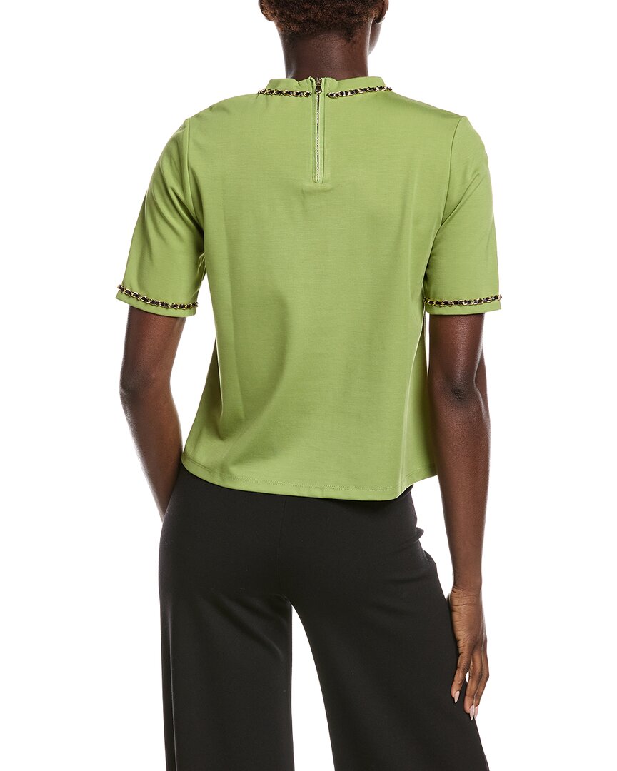 Gracia Chain Link Trim T-Shirt