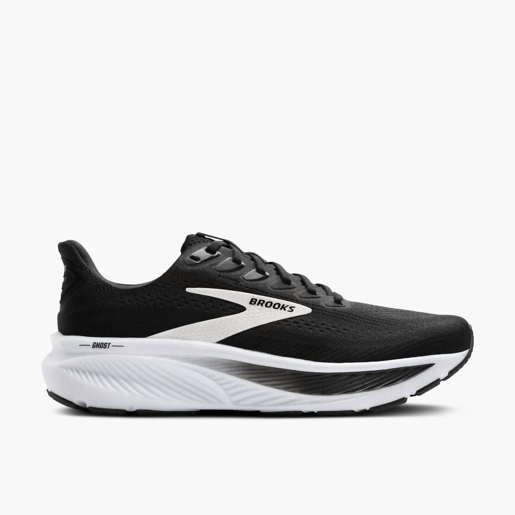 Men's Ghost 17 Shoe In Black/grey/white