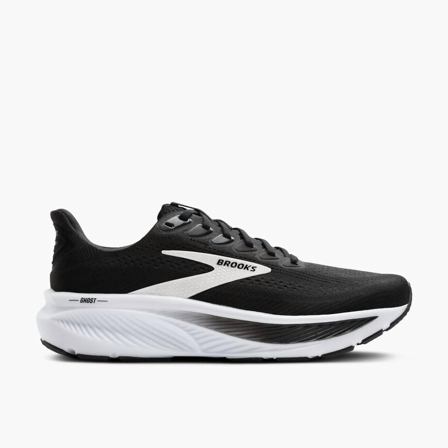 Men's Ghost 17 Shoe In Black/grey/white