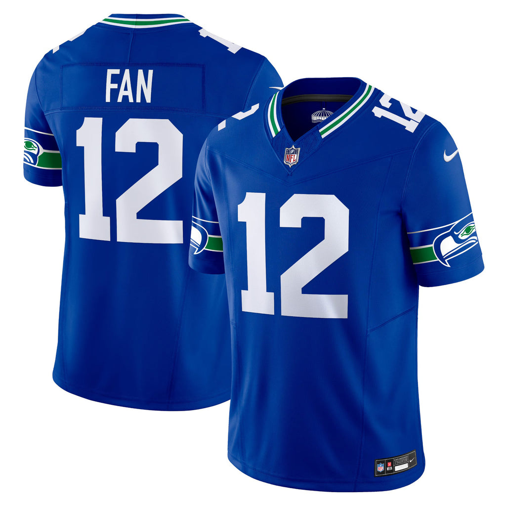Seattle Seahawks 12th Fan Royal Vapor F.U.S.E. Limited Jersey