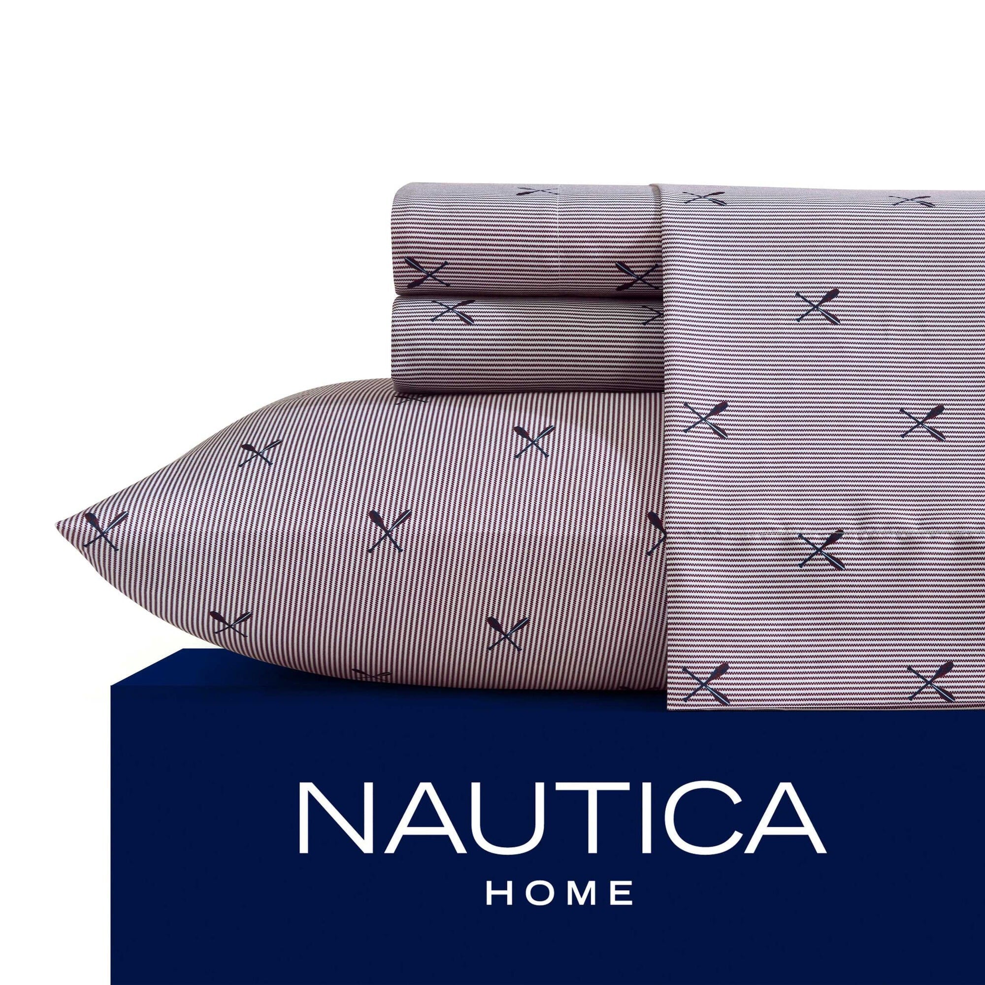 Nautica Coxswain Stripe Blue Full Sheet Set