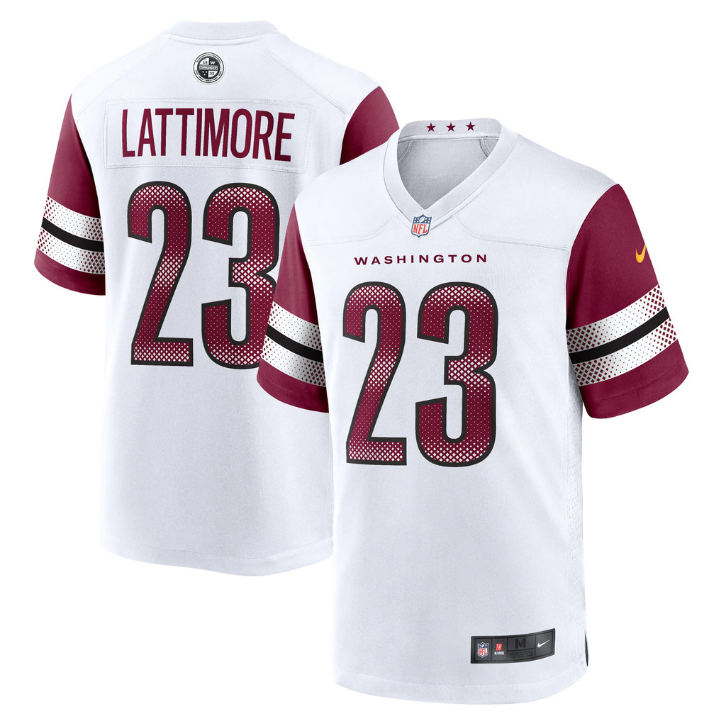 Washington Commanders Marshon Lattimore White Game Jersey