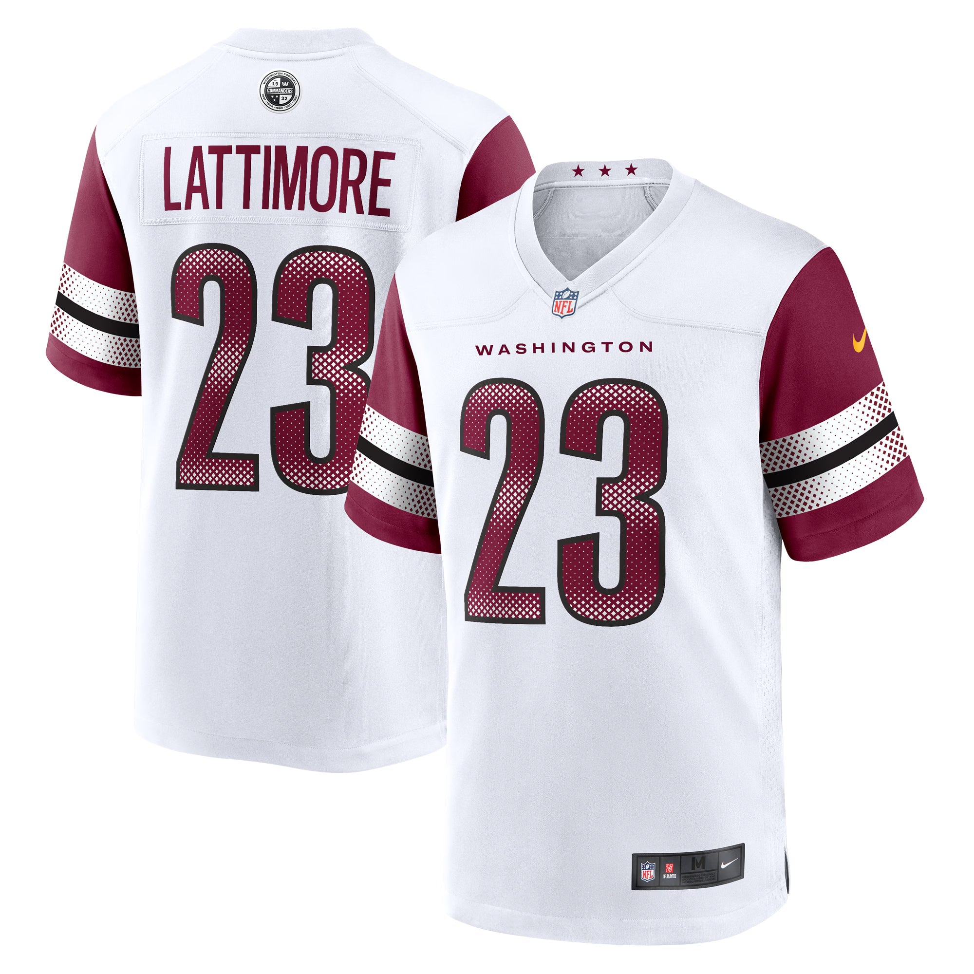 Washington Commanders Marshon Lattimore White Game Jersey