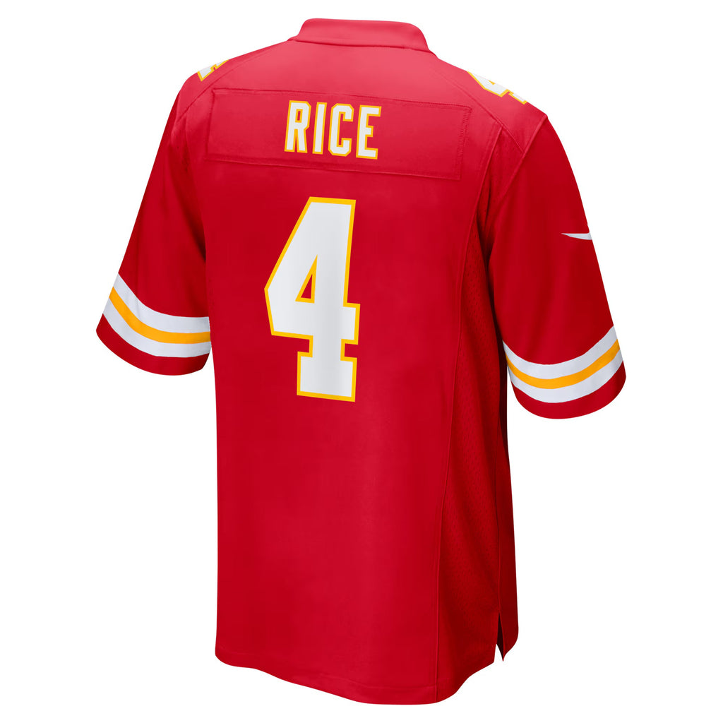 Kansas City Chiefs Rashee Rice Red Game Jersey