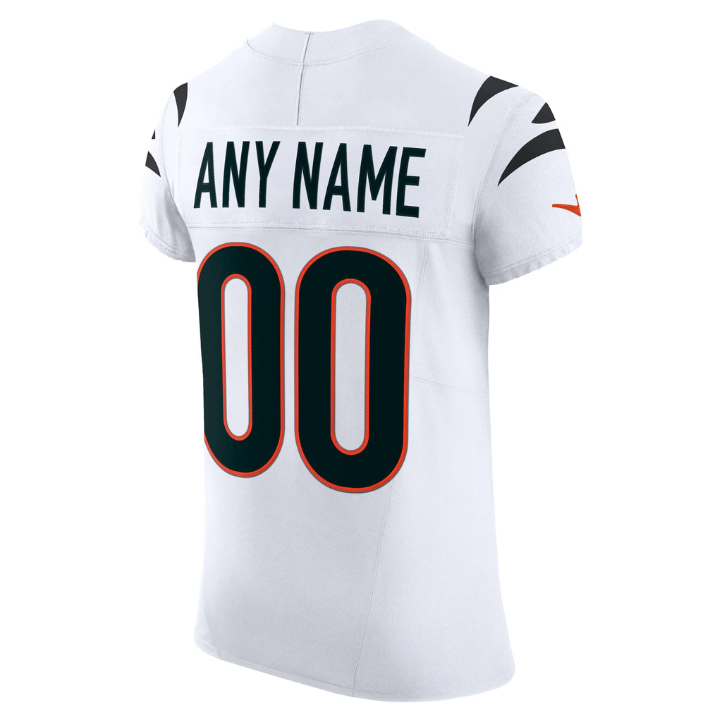 Cincinnati Bengals White Vapor F.U.S.E. Elite Custom Jersey