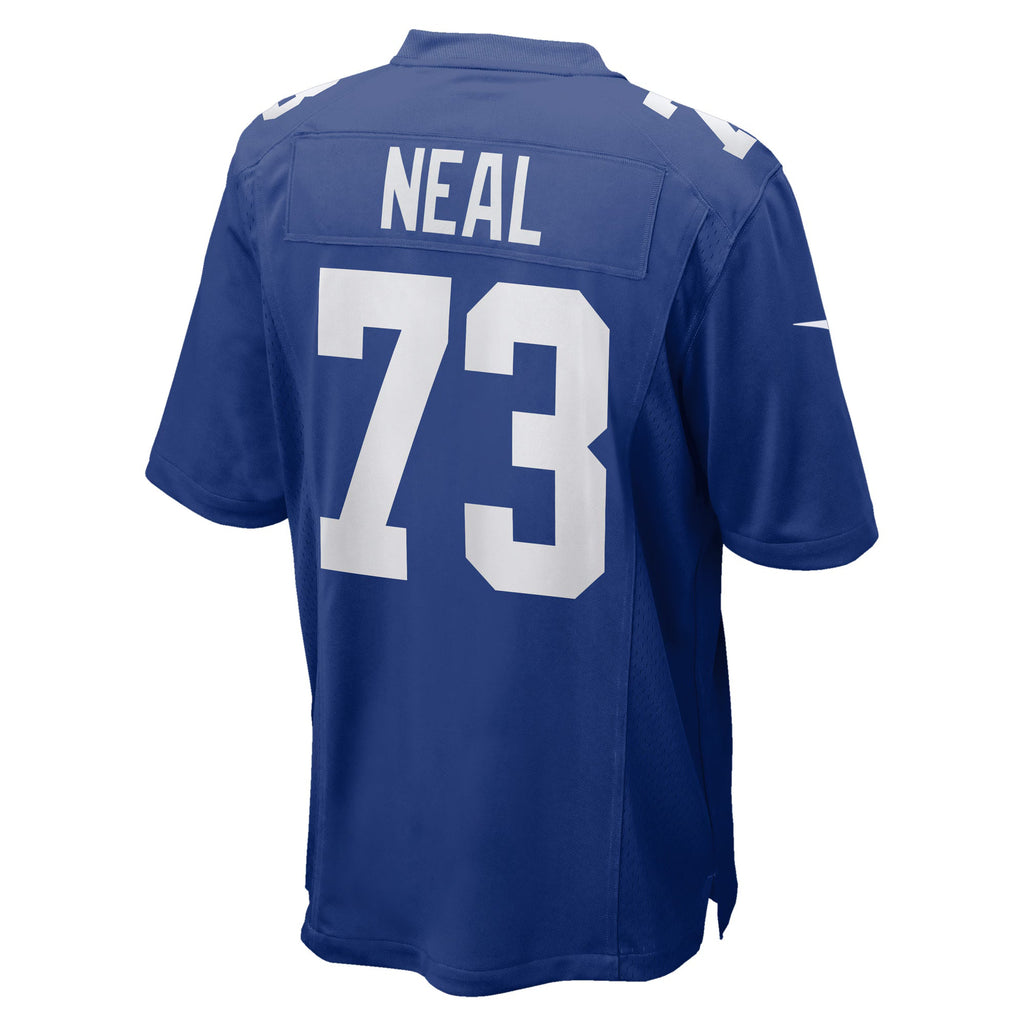 New York Giants Evan Neal Royal Player Game Jersey