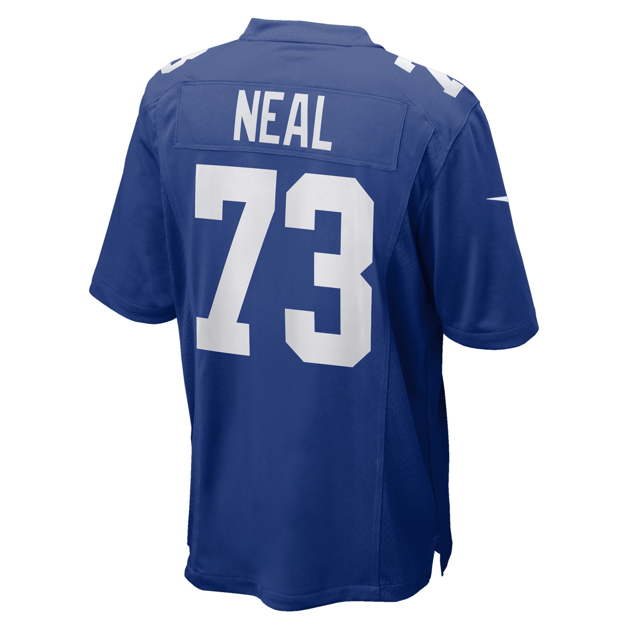 New York Giants Evan Neal Royal Player Game Jersey