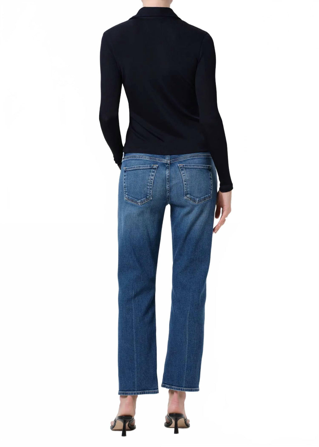 Anissa Low Rise Straight Jeans In Allister