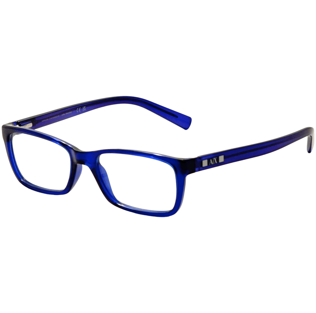 Armani Exchange Men's 53 mm Blue Opticals