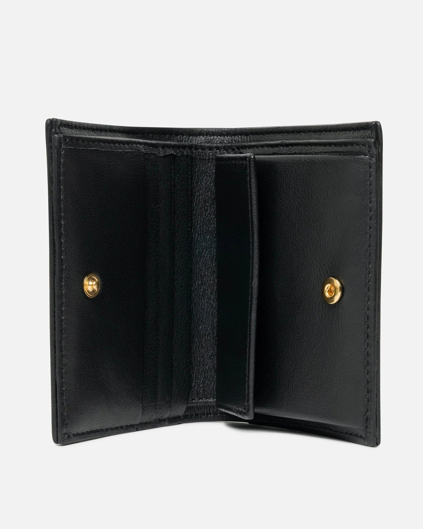 Marni Prisma Billfold Leather Wallet - Black