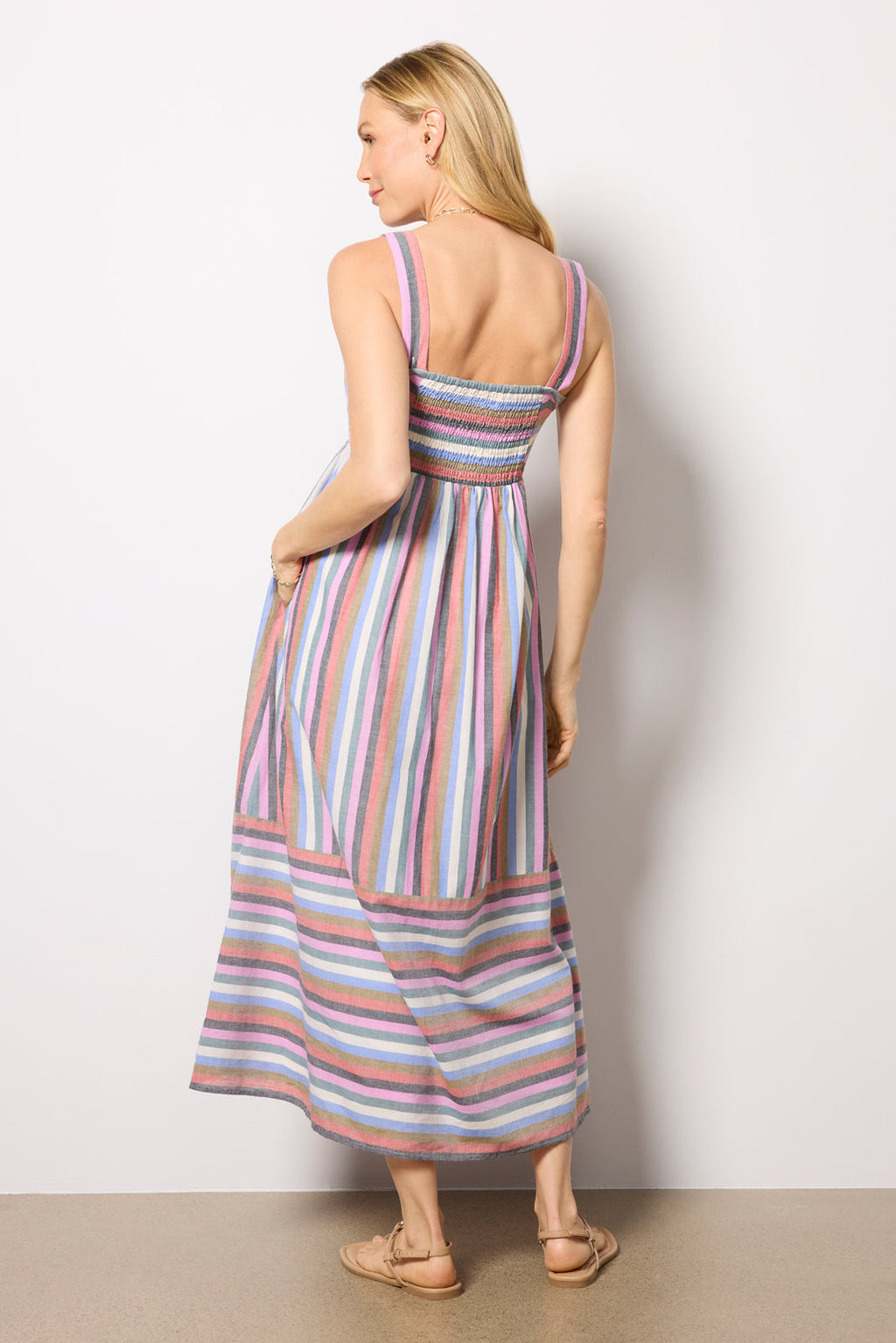 Women's Julia Stripe Midi Dress