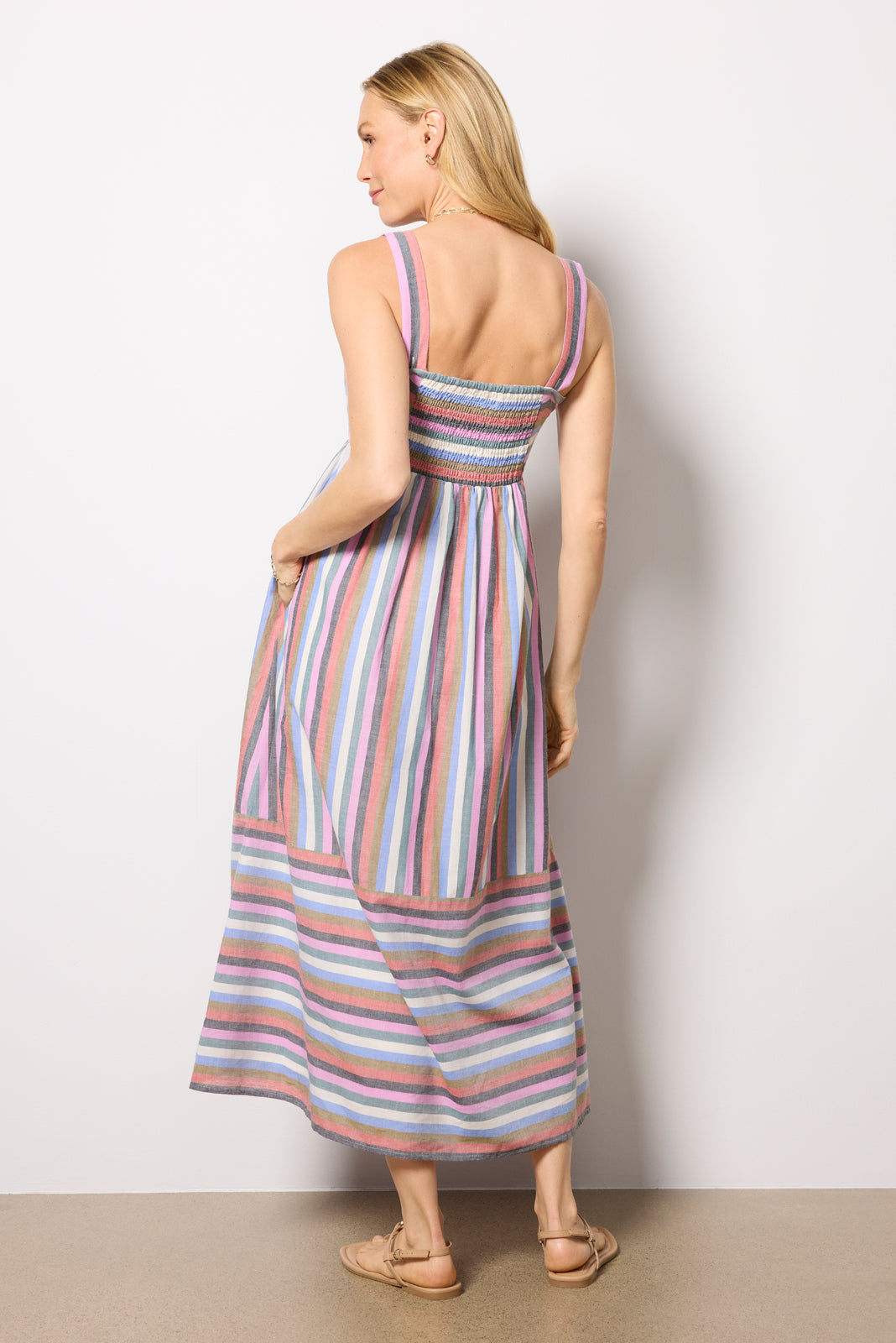 Women's Julia Stripe Midi Dress