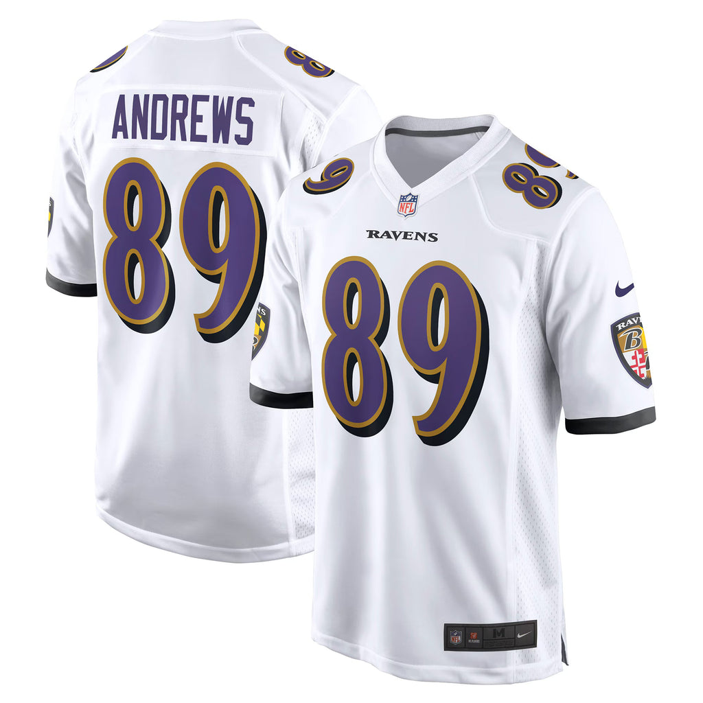 Baltimore Ravens Mark Andrews White Game Jersey