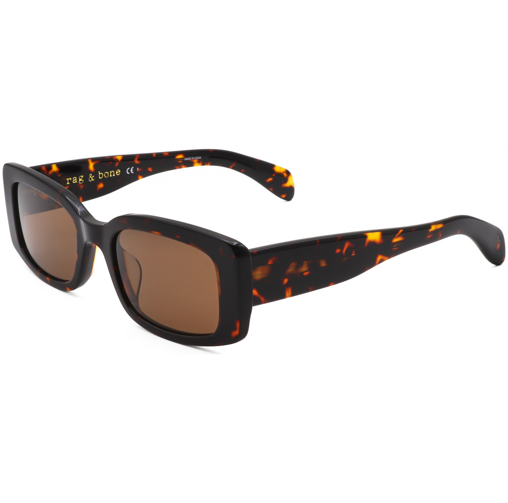 Rag & Bone Unisex 52 mm Havana Sunglasses