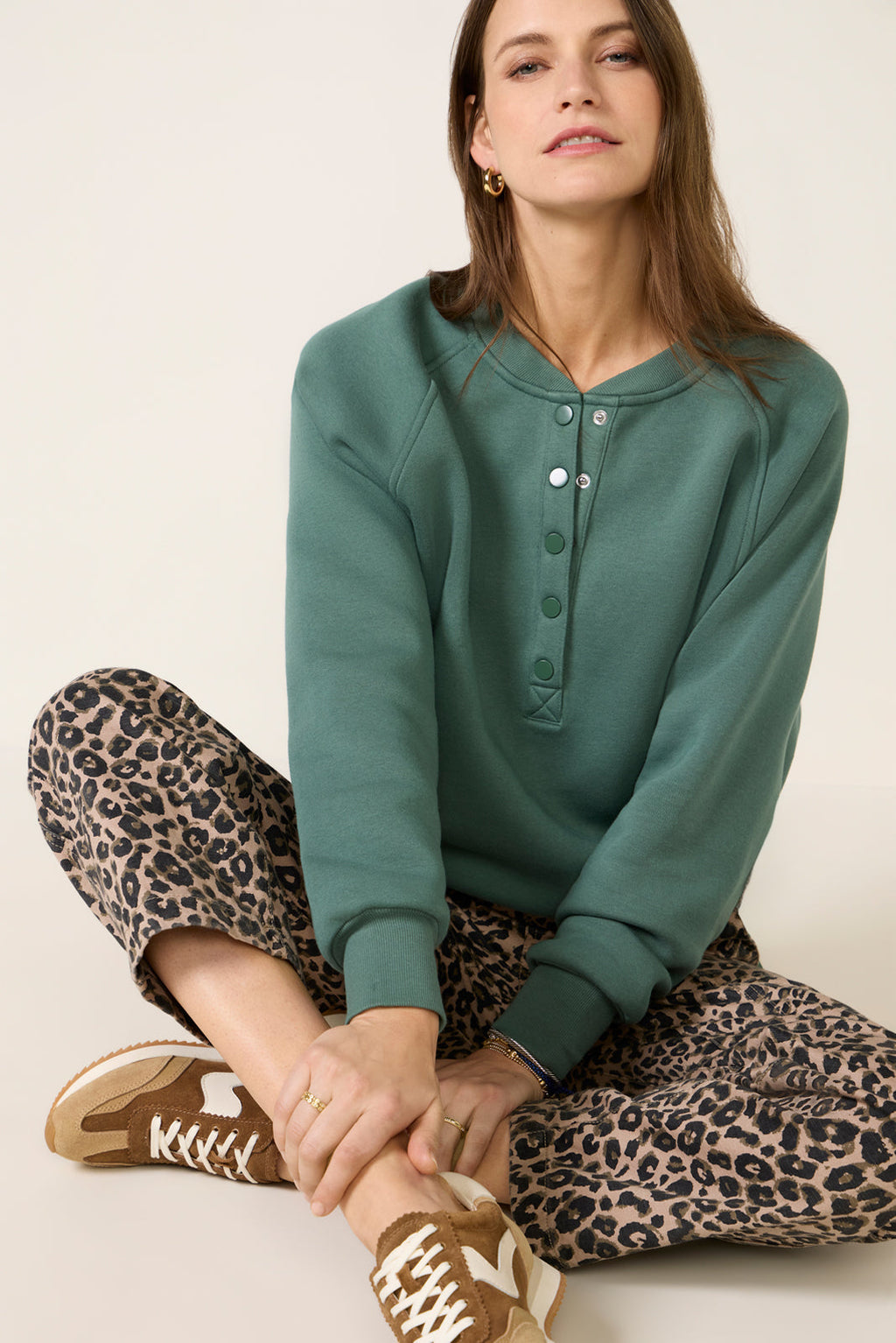 Women's Joey Henley Sweatshirt