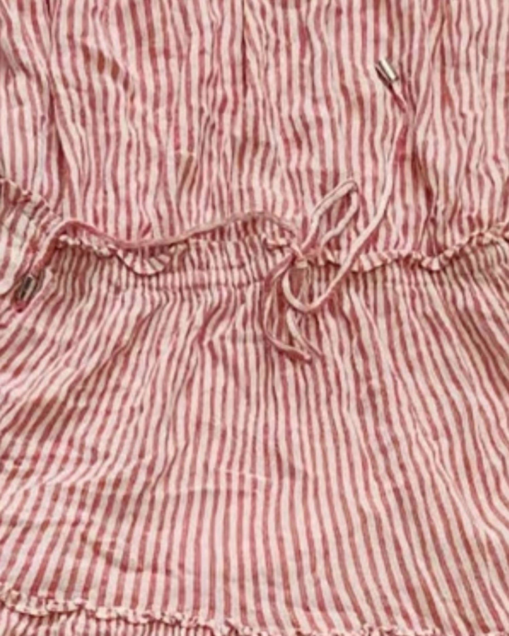 Women's Striped Mini Dress In Red/white