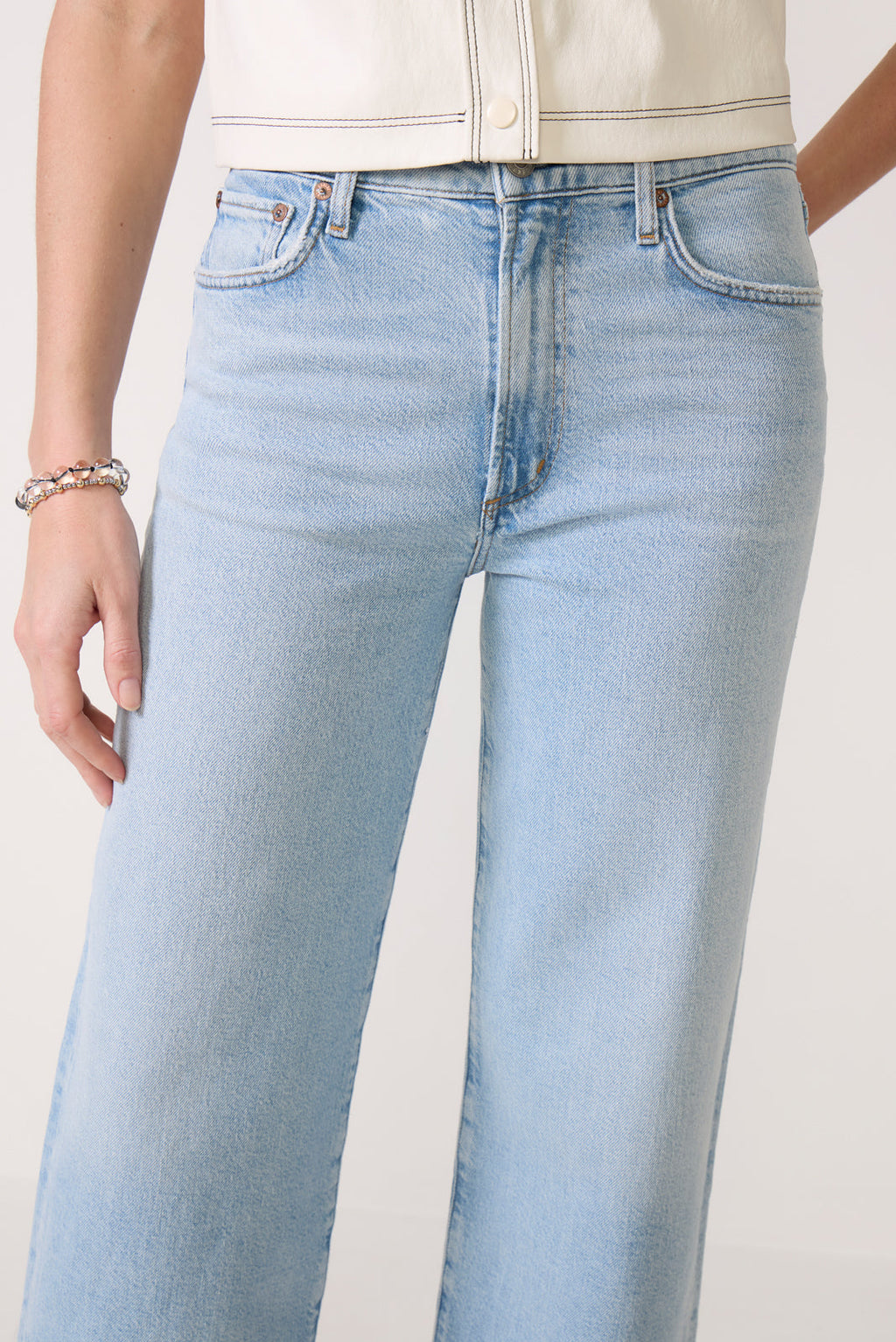 Women's Harper Wide Leg Crop Jeans