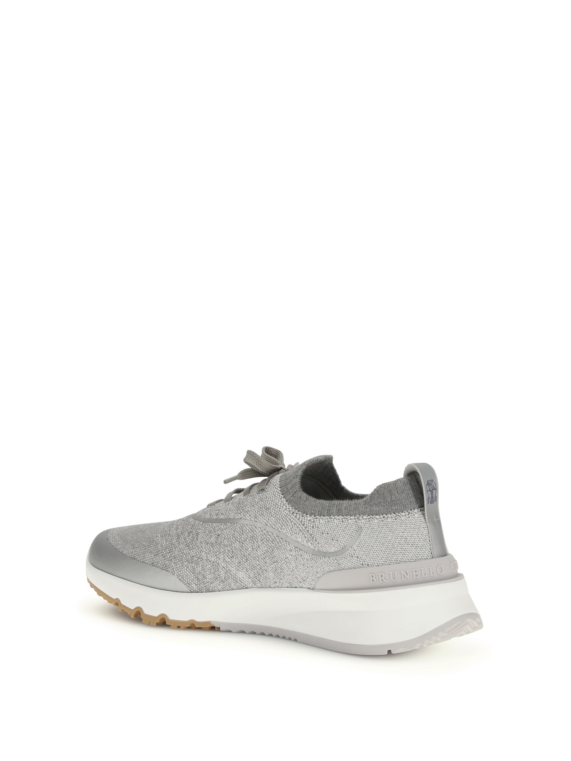 Brunello Cucinelli Men Techno Cotton Knit Sneakers Runners