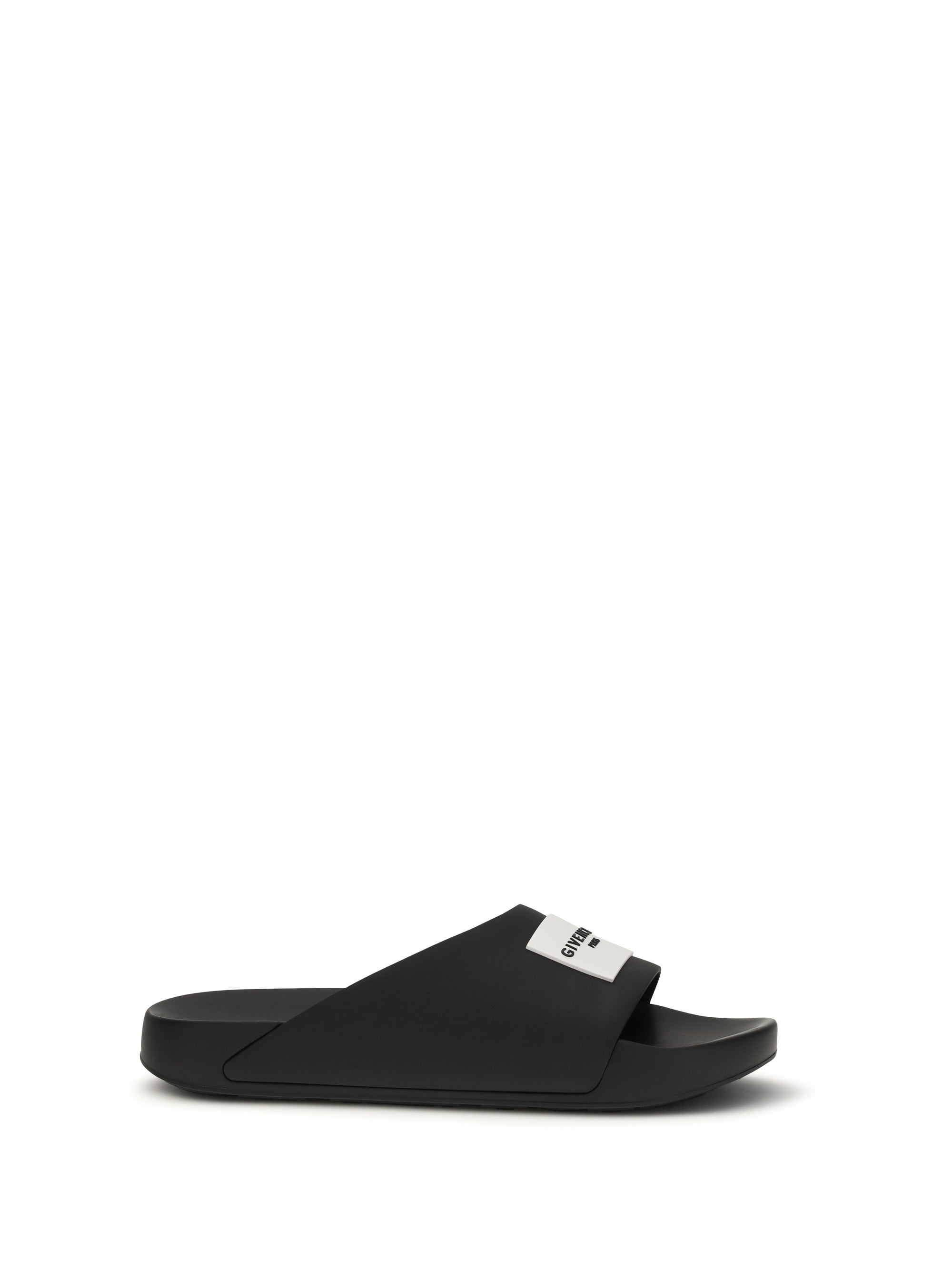 Givenchy Women Rubber Logo Slippers
