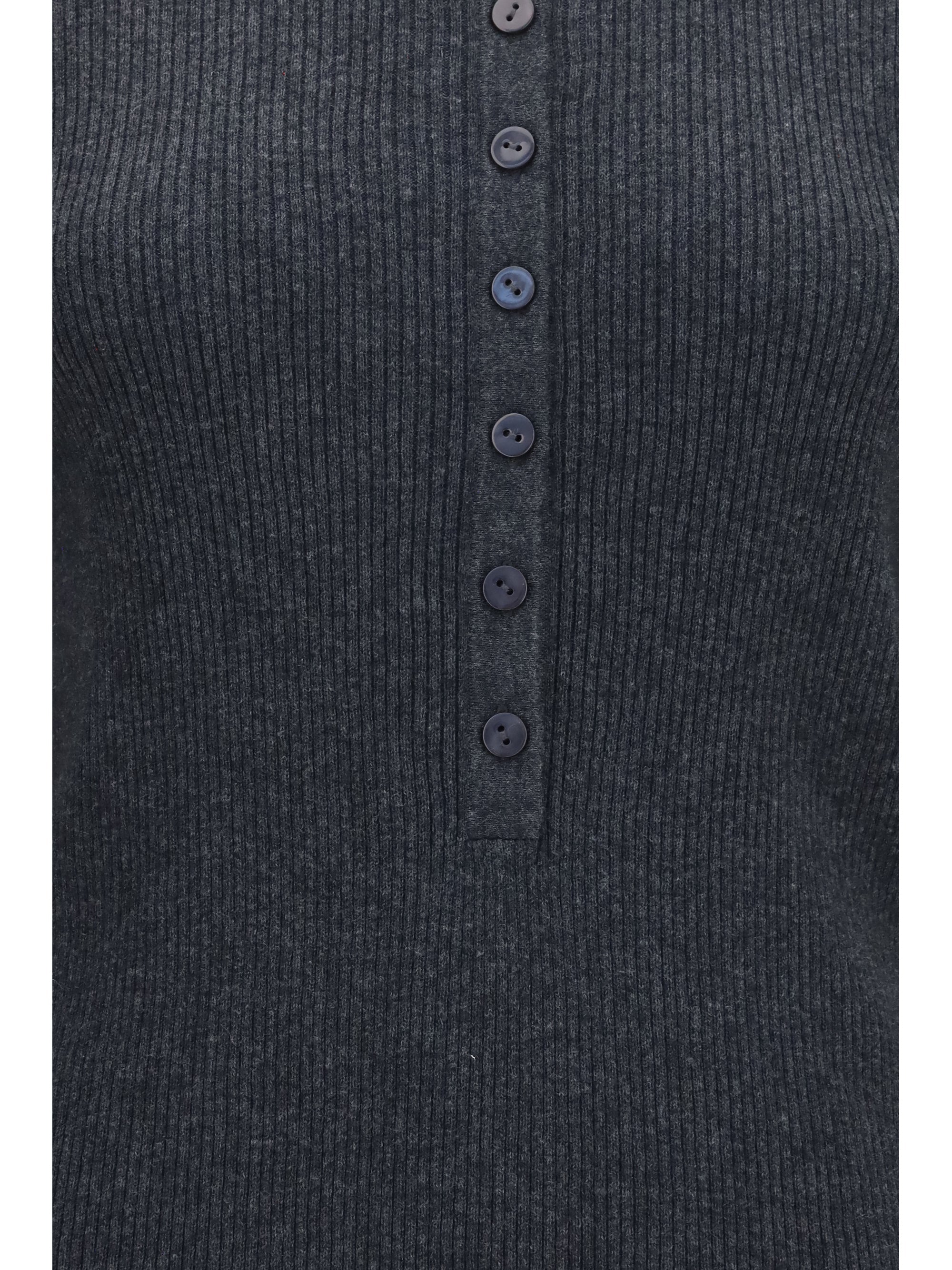 Lisa Yang Women Airi Henley Sweater In Cotton And Cashmere