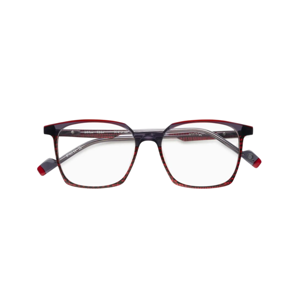 Borja Bold Square Frame Eyeglasses with Vibrant Accents