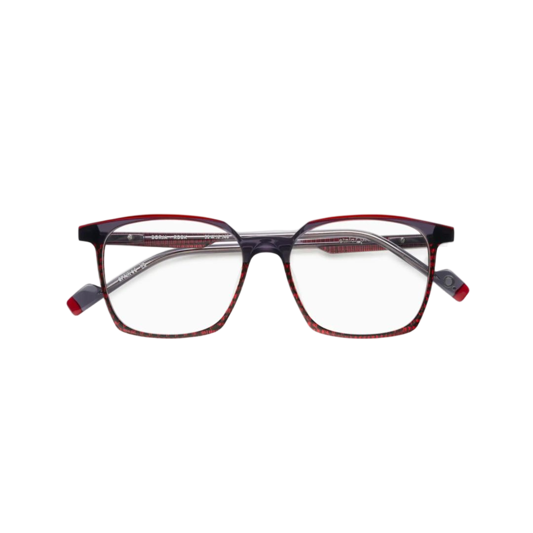 Borja Bold Square Frame Eyeglasses with Vibrant Accents