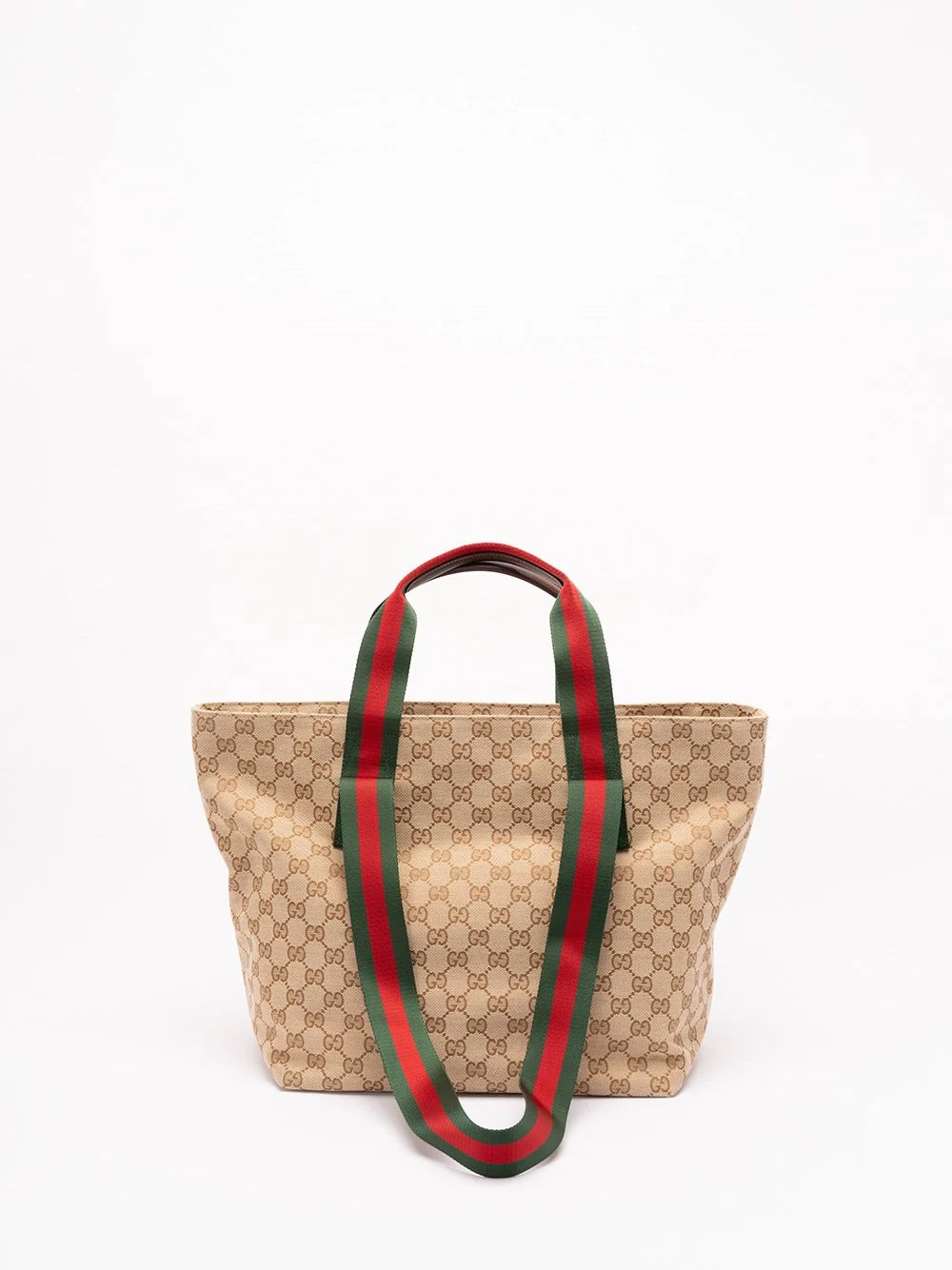 Gucci Men `Gg` Canvas Tote Bag