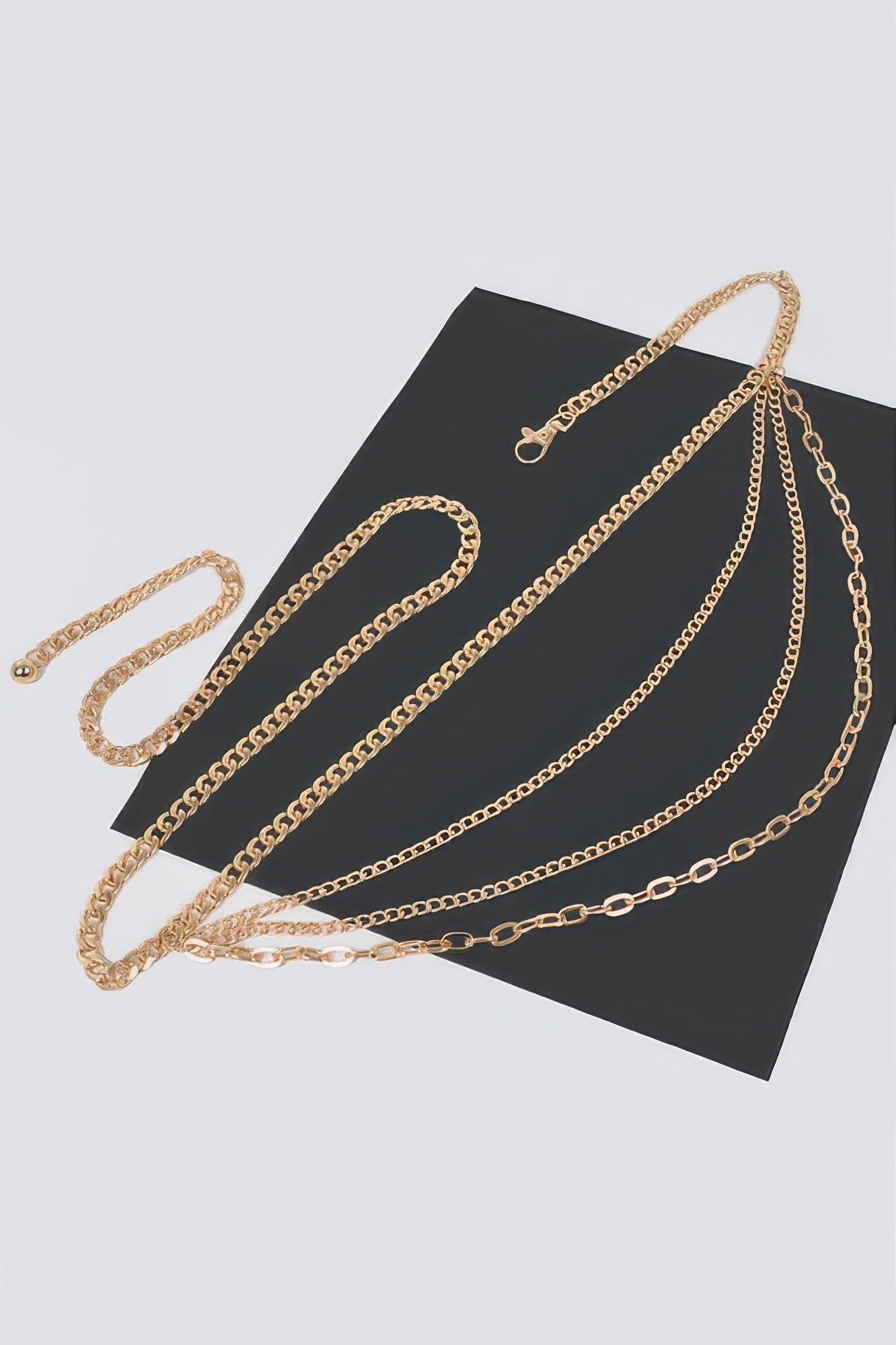 Plus Size Multi Chain Strands Belt