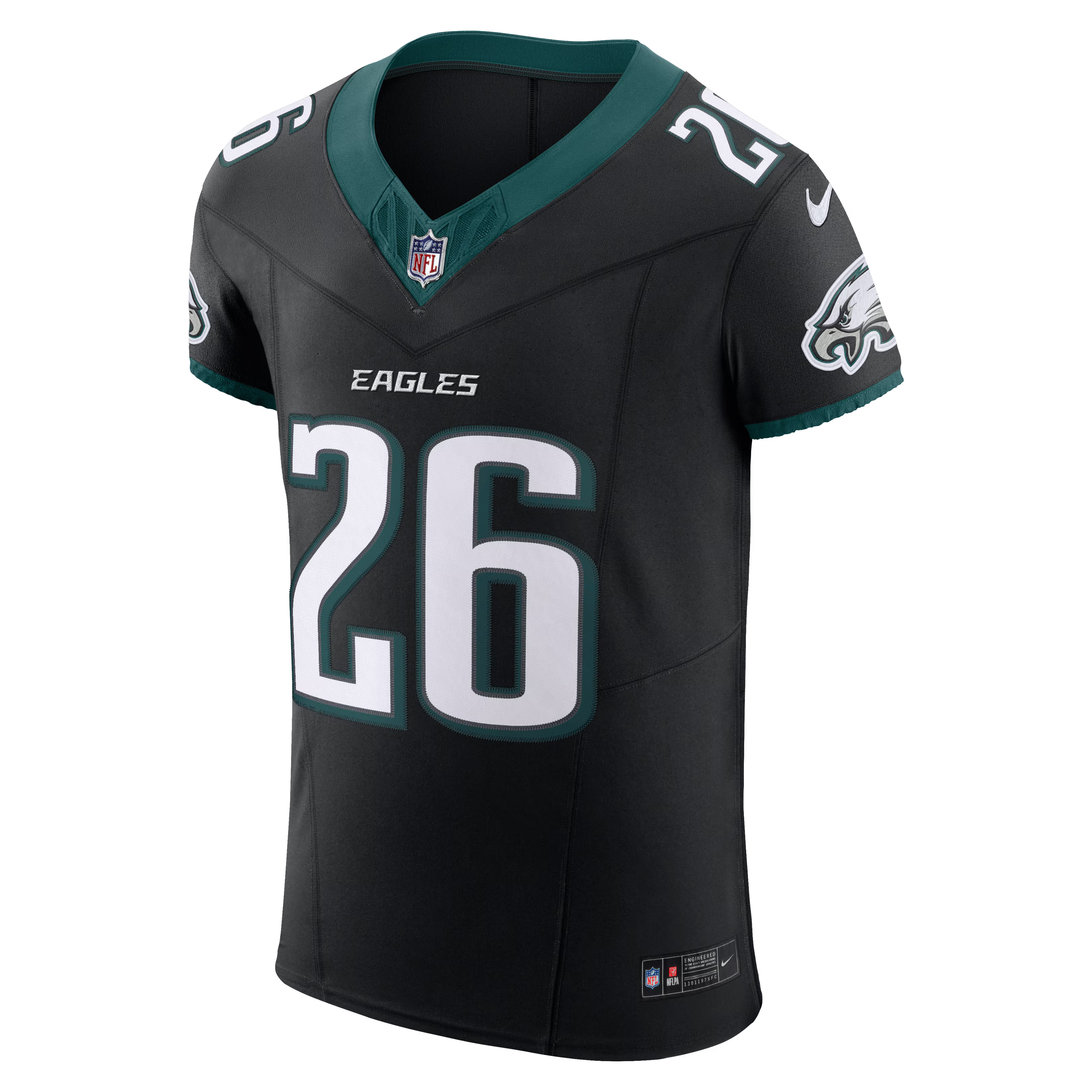 Philadelphia Eagles Saquon Barkley Black Alternate Vapor F.U.S.E. Elite Jersey