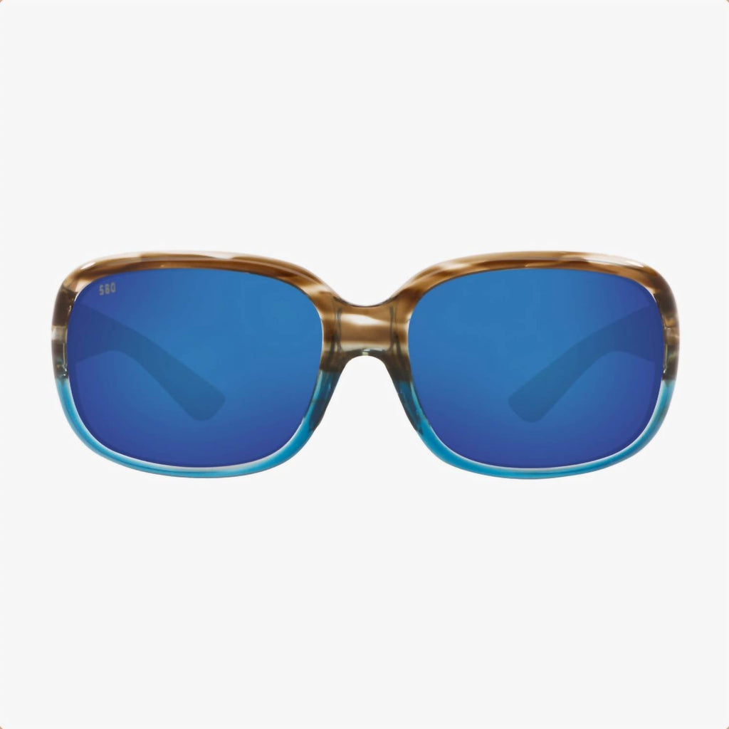 Women's Gannet Sunglasses In Shiny Wahoo/blue Mirror