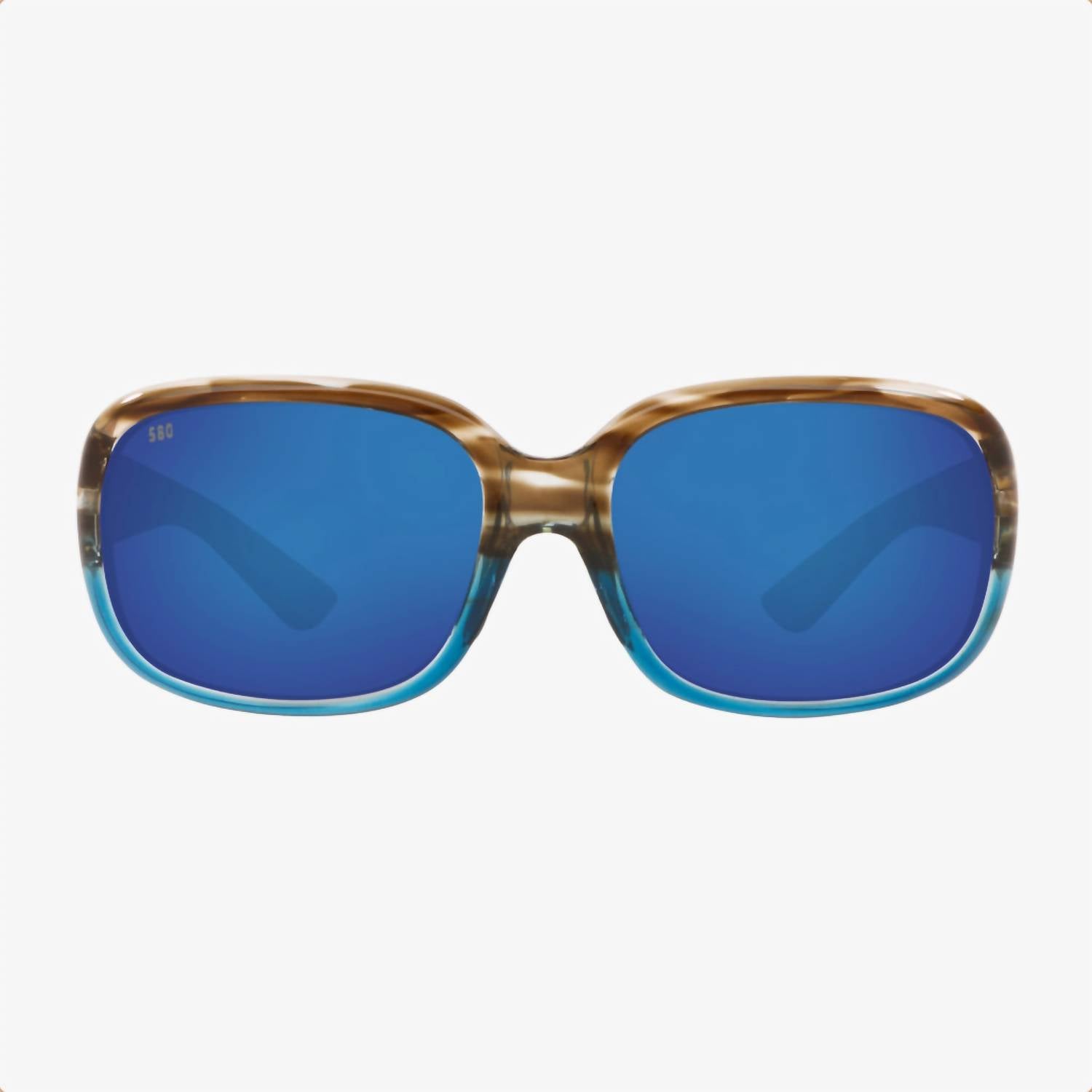 Women's Gannet Sunglasses In Shiny Wahoo/blue Mirror