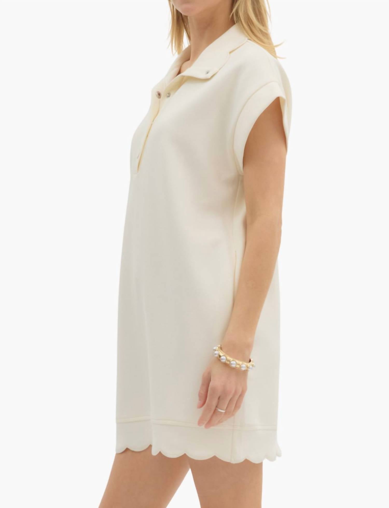 Grace Mini Dress In Cream